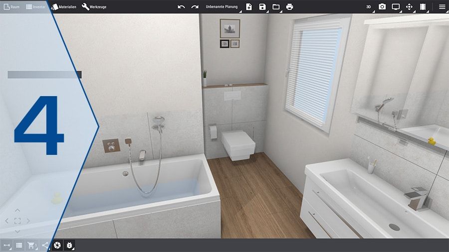 Badplaner: Schritt 4